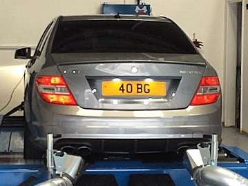C63 AMG saloon remap